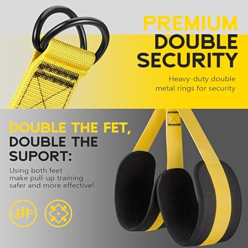 Pull Up Assistance Bands, Adjustable Heavy Duty Resistance Band for 1-Yellow