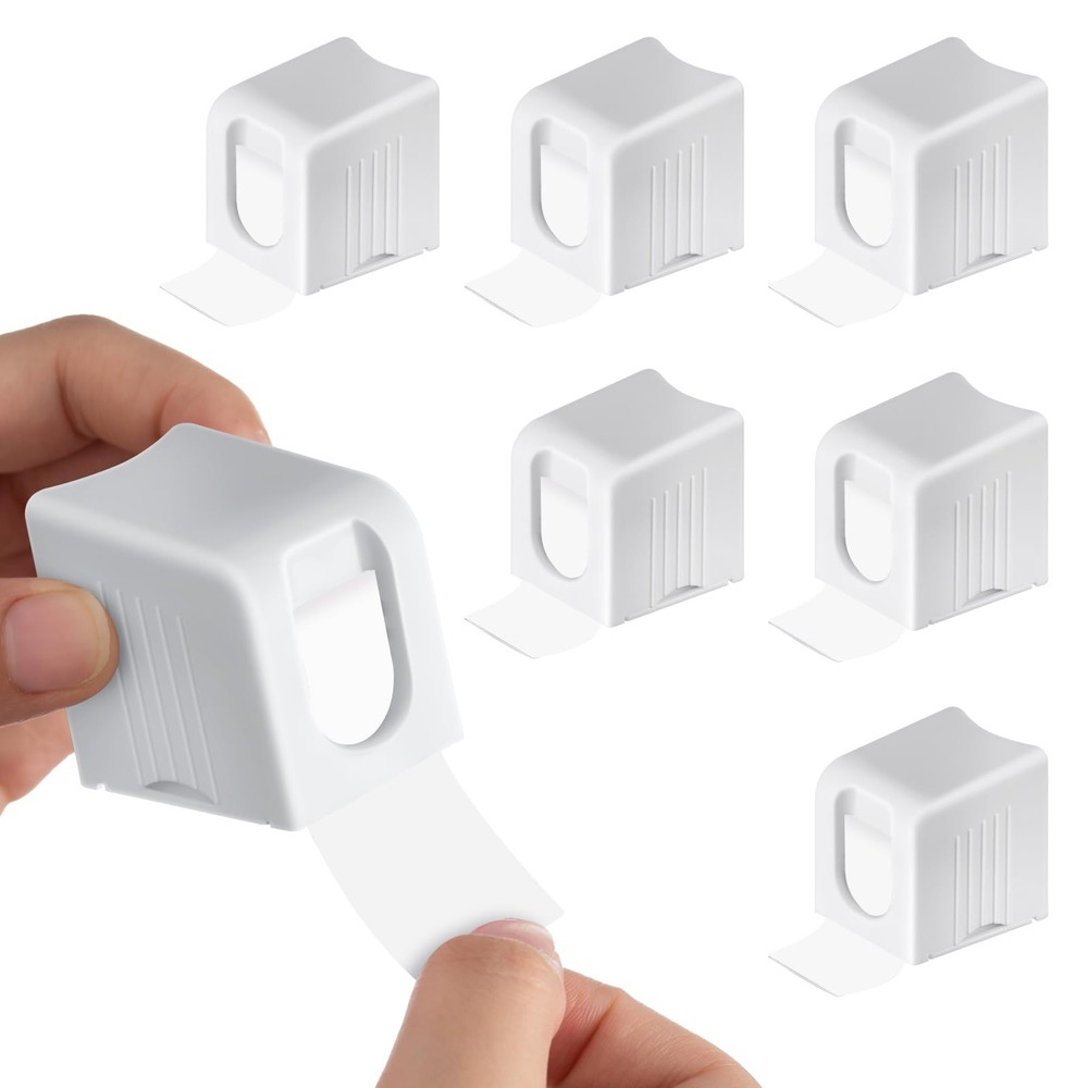 Maitys 6 Pcs Stamp Roll Dispenser Postage Holder for White