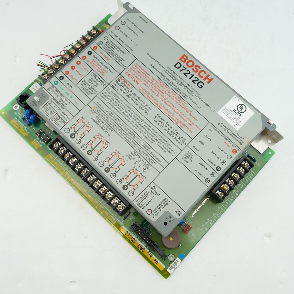 BOSCH D7212G SECURITY CONTROLLER BY RADIONICS UNTESTED AS FOUND