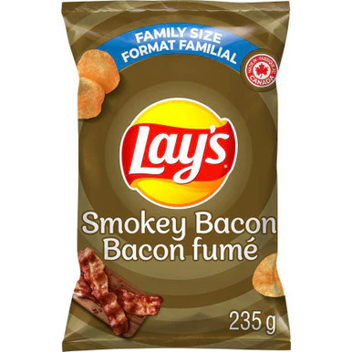 Lays Smokey Bacon Chips, 235g/ 8.3oz