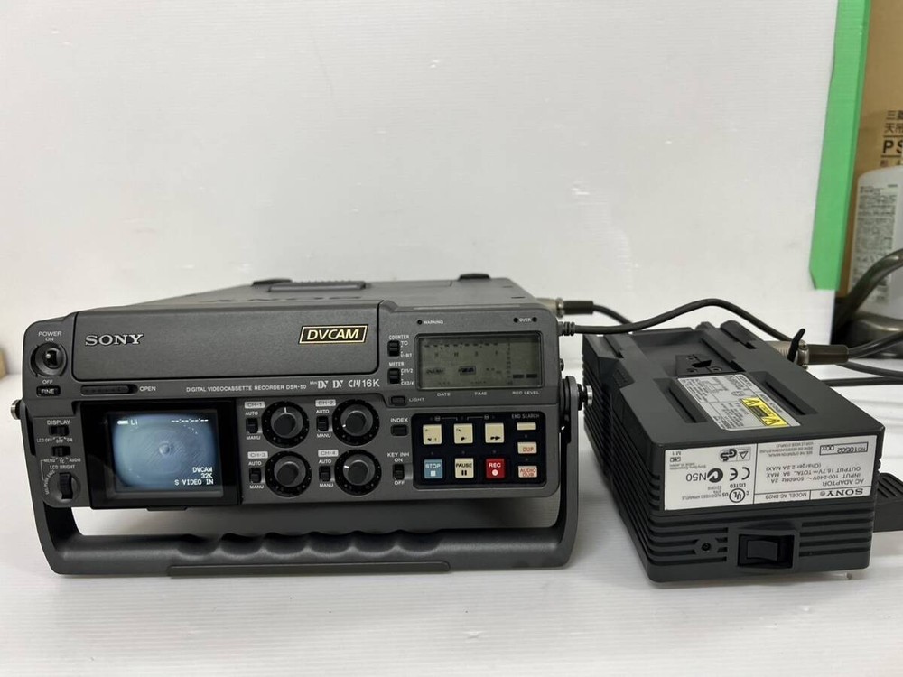 Sony DVCAM DSR-50 DIGITAL VIDEO CASSETTE RECORDER working