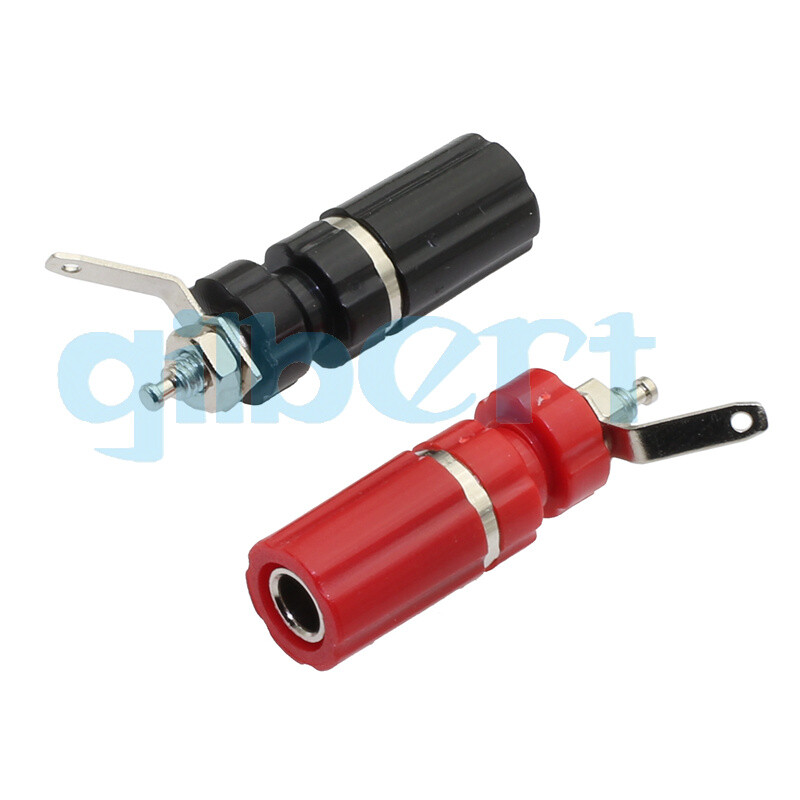 5pcs 4mm Banana Binding Post Panel Socket M3 Thread Terminal Jack BS4610