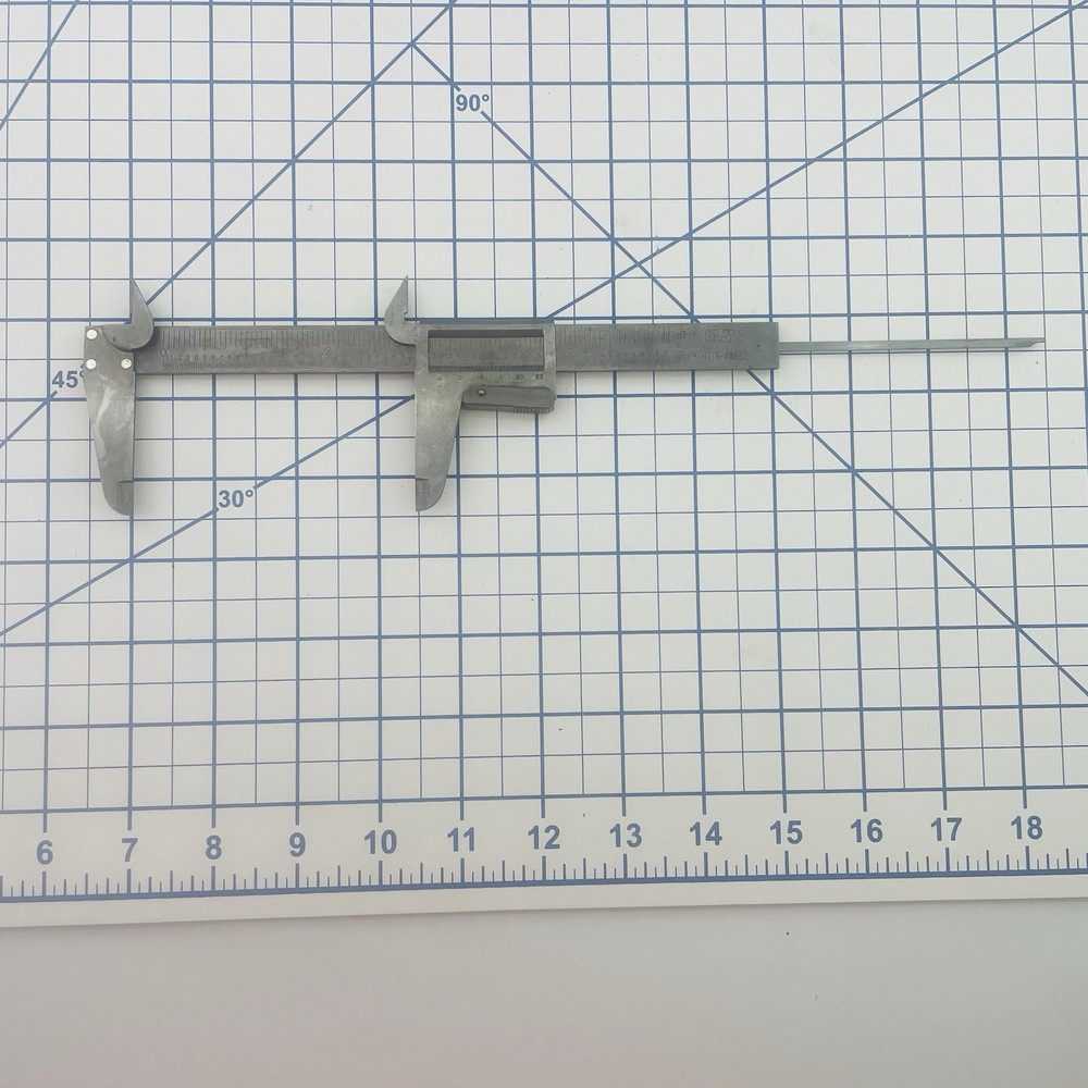 SEARS 6" Vernier Calipers-Made in U.S.A.-9-40252 With Case