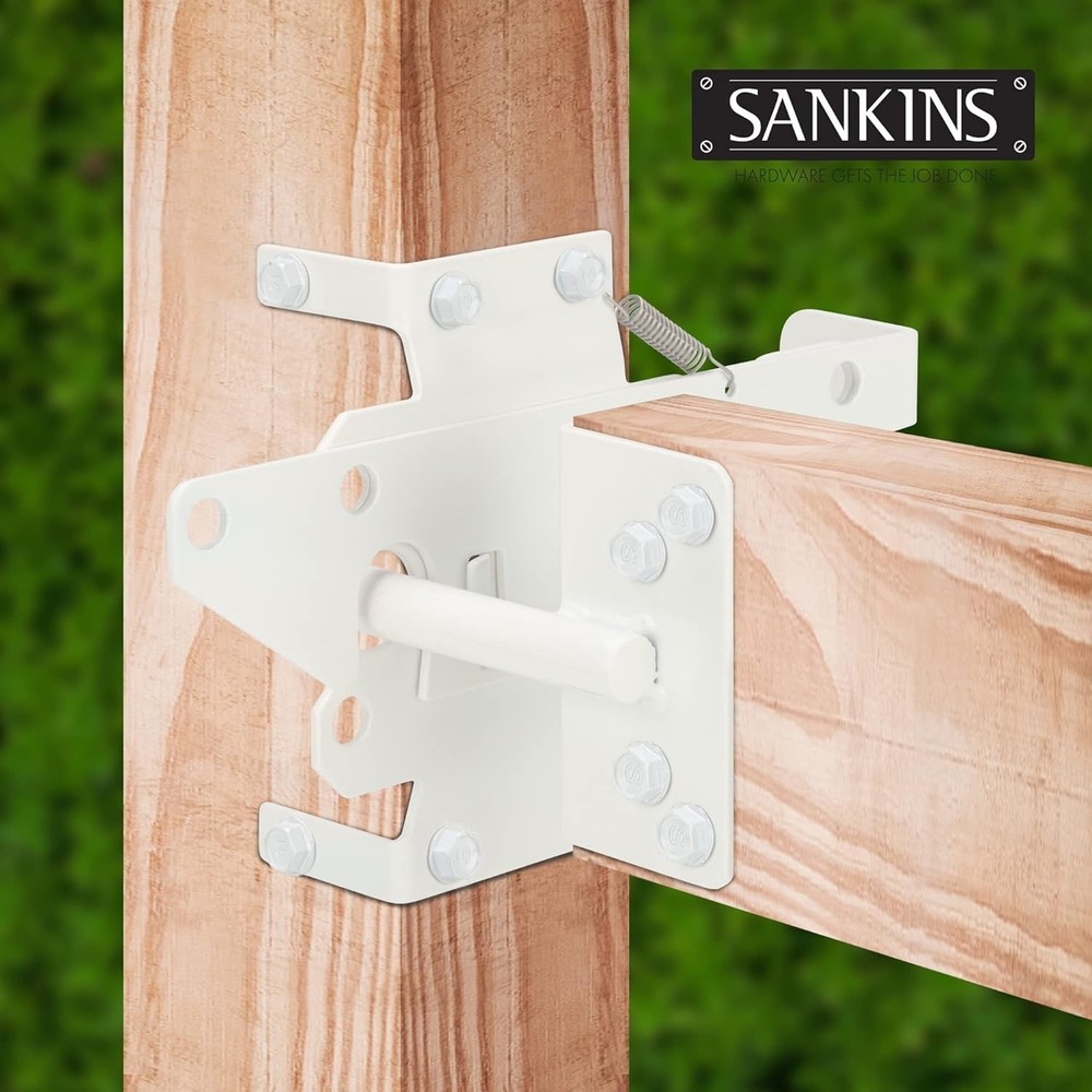 Secure Your Outdoor Space with Automatic Self-Locking Gate Latch - Easy Install