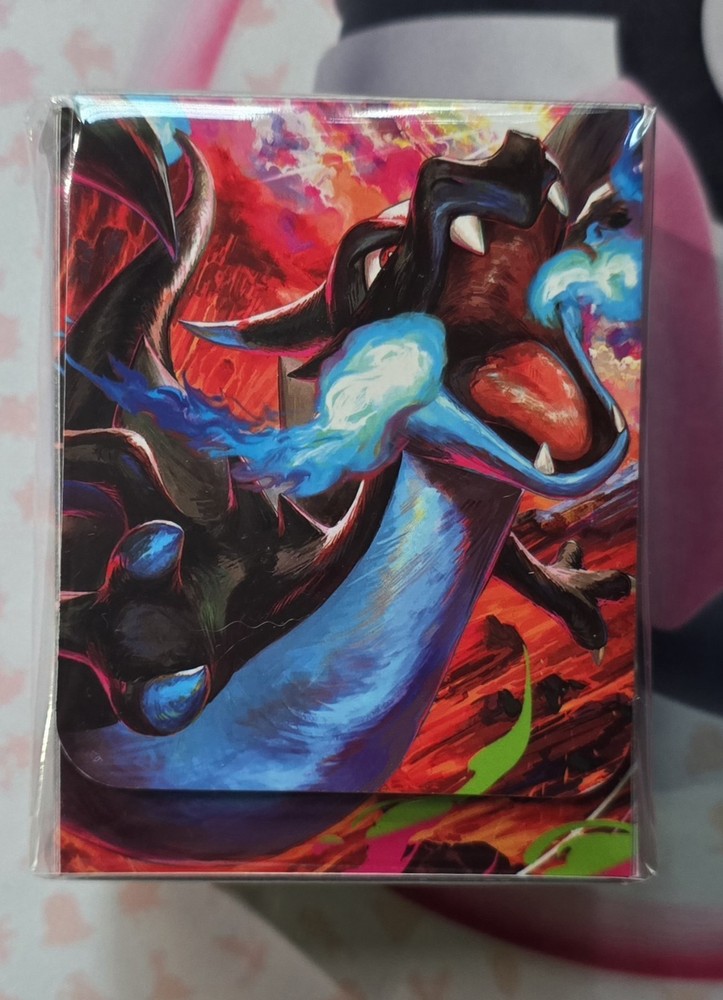 Pokemon TCG Mega Charizard X Deck Box Storage Box Mega Charizard UPC Deck Box