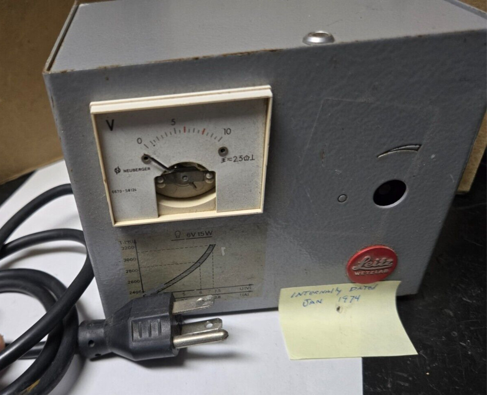 Leitz Wetzlar Microscope Transformer 301-211.001 Power Supply Module Unit TESTED