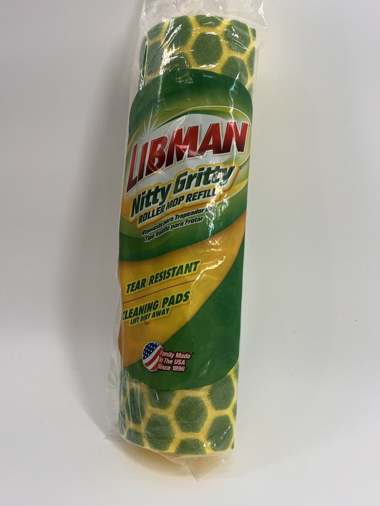 Libman Nitty Gritty Roller Mop Refill 2011 New