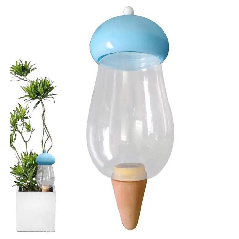 Decorative Mushroom Automatic Flower Waterer Combining Style and Function