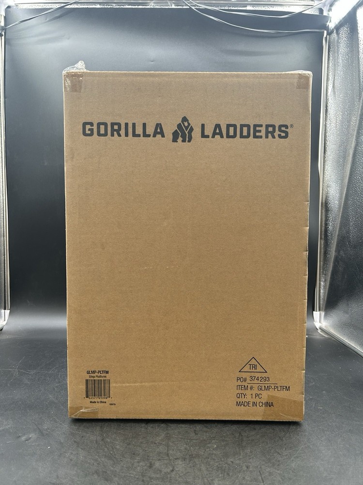 Step Platform Multiposition Ladder Accessory, 375 lbs. Load Capacity, Compatible