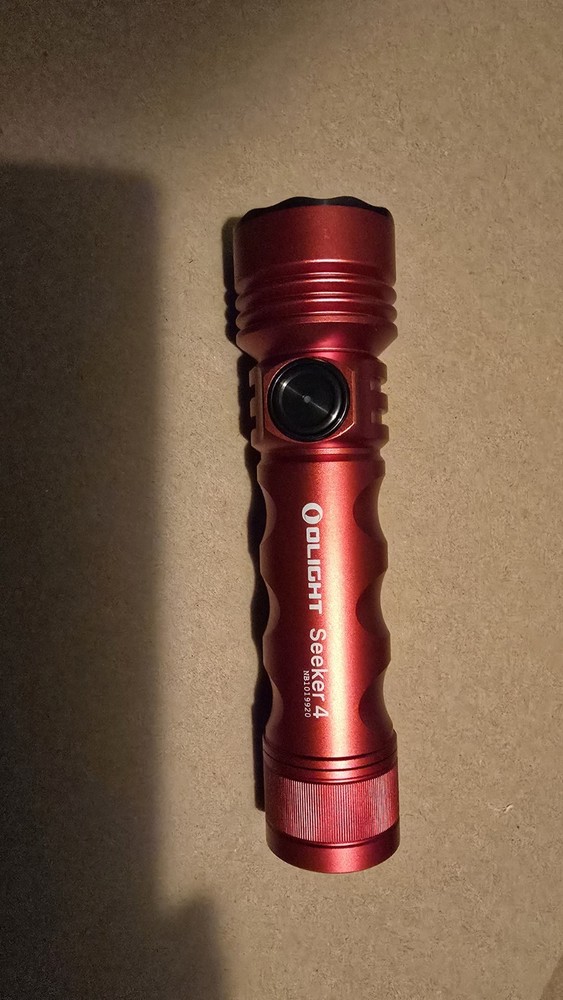[USED] Olight Seeker 4 LED Flashlight - Red