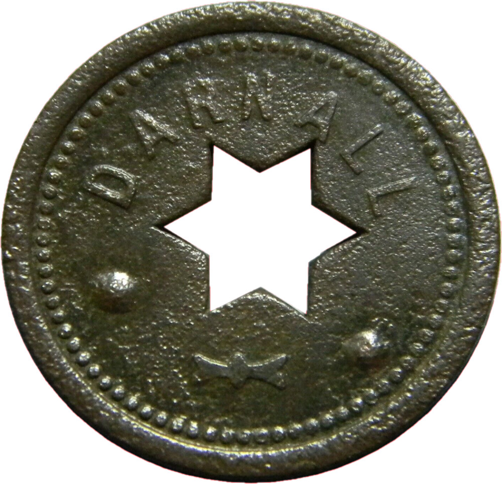 Burlington IA Darnall Cigar Co 5¢ Token (01443)