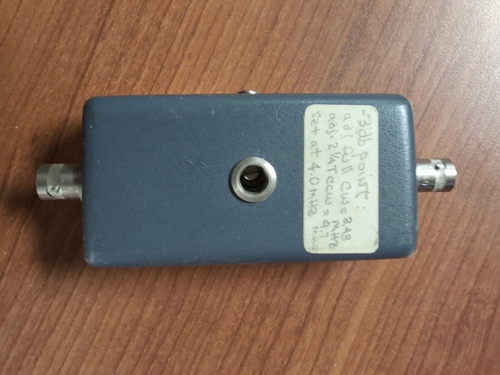 Allegiant HP 675a/676a demo network lpf Low Pass Filter