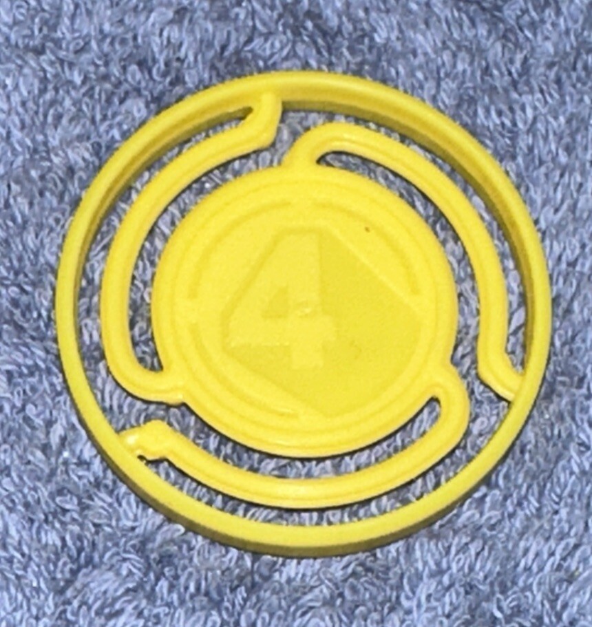 2020 Hasbro Connect 4 Four Blast Powered By Nerf Replacement Disc Yellow