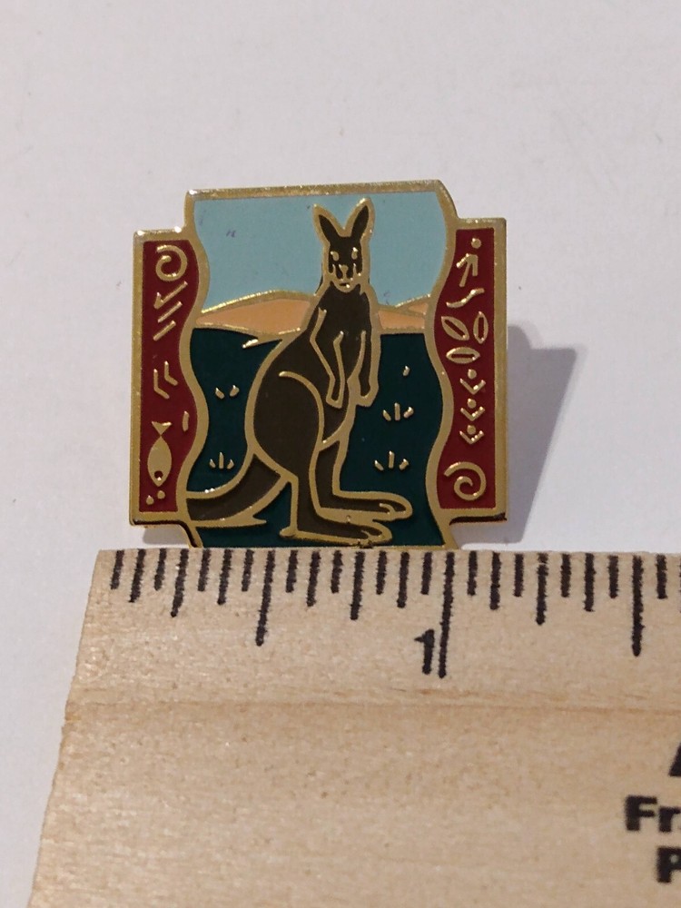 KANGAROO Multicolor Shopko Lapel Pin