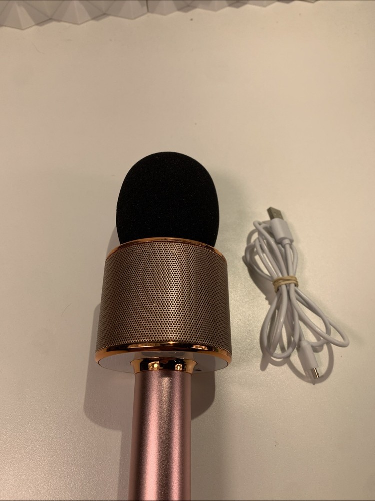 BONAOK Wireless Bluetooth Karaoke Microphone/Speaker 3-In-1 Portable Handheld