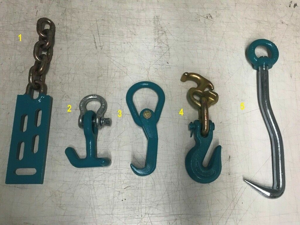 SET#15 AUTO BODY FRAME MACHINE COLLISION REPAIR PULLING TIE TOOLS & HOOK