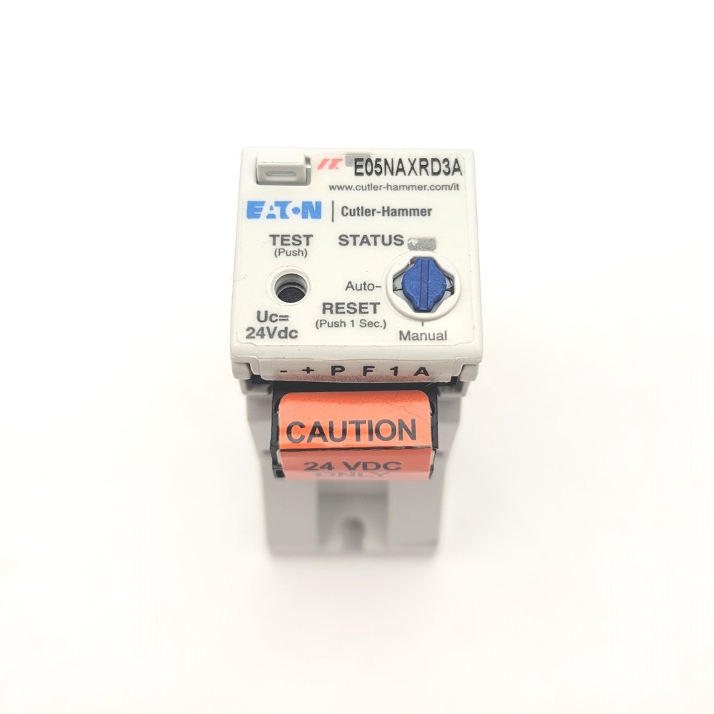 Eaton E05NAXRD3A IEC Solid State Overload Relay Size A, 2.8-9.0A, 24VDC, 3-Pole