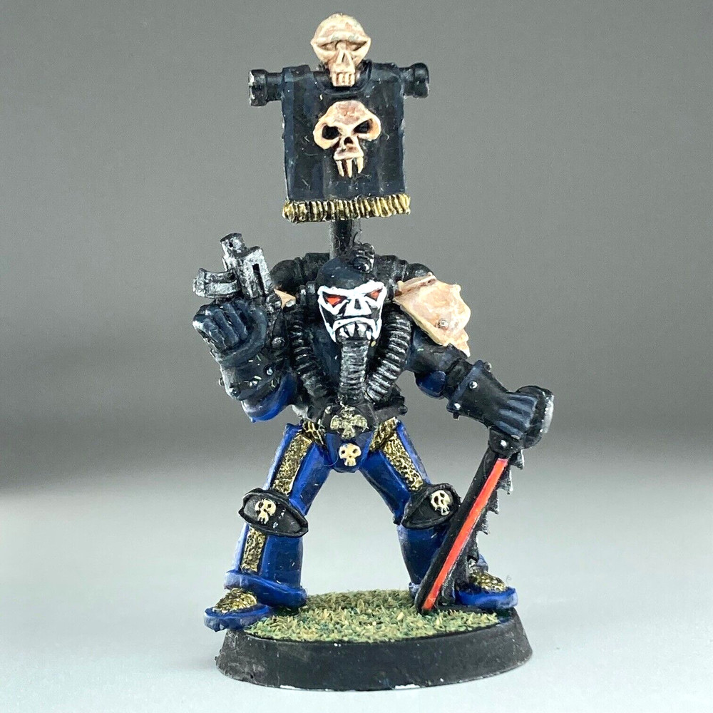 Ultramarine Space Marine Chaplain Rogue Trader - Painted Warhammer 40K X12823
