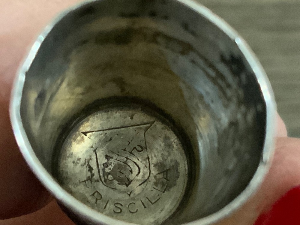 Three Sterling Silver Thimbles