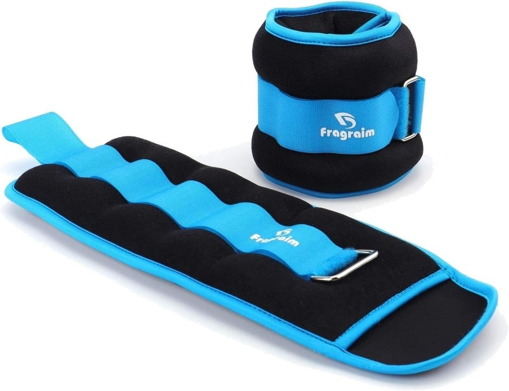 Durable Cotton Ankle Weights - Adjustable 8lbs Pair for Effective Workouts