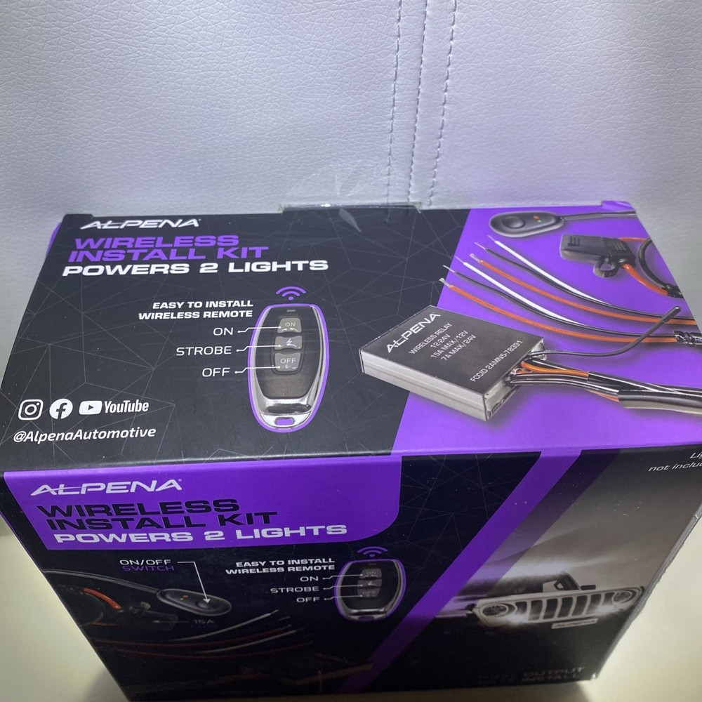 Alpena 78391 Wireless Install Kit - Powers 2 Lights QC1PASS