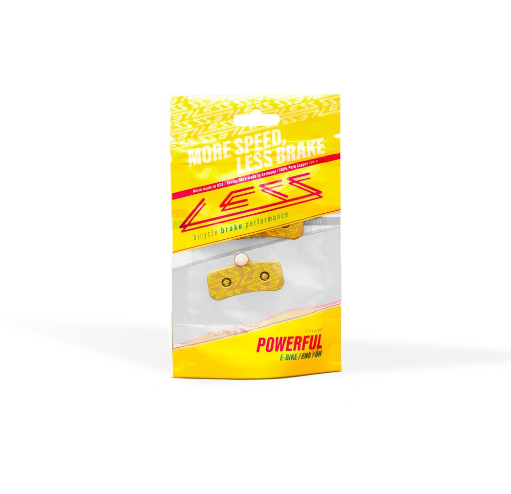 LESS BRAKES - Balanced, Powerful, Progressive - Brake Pads