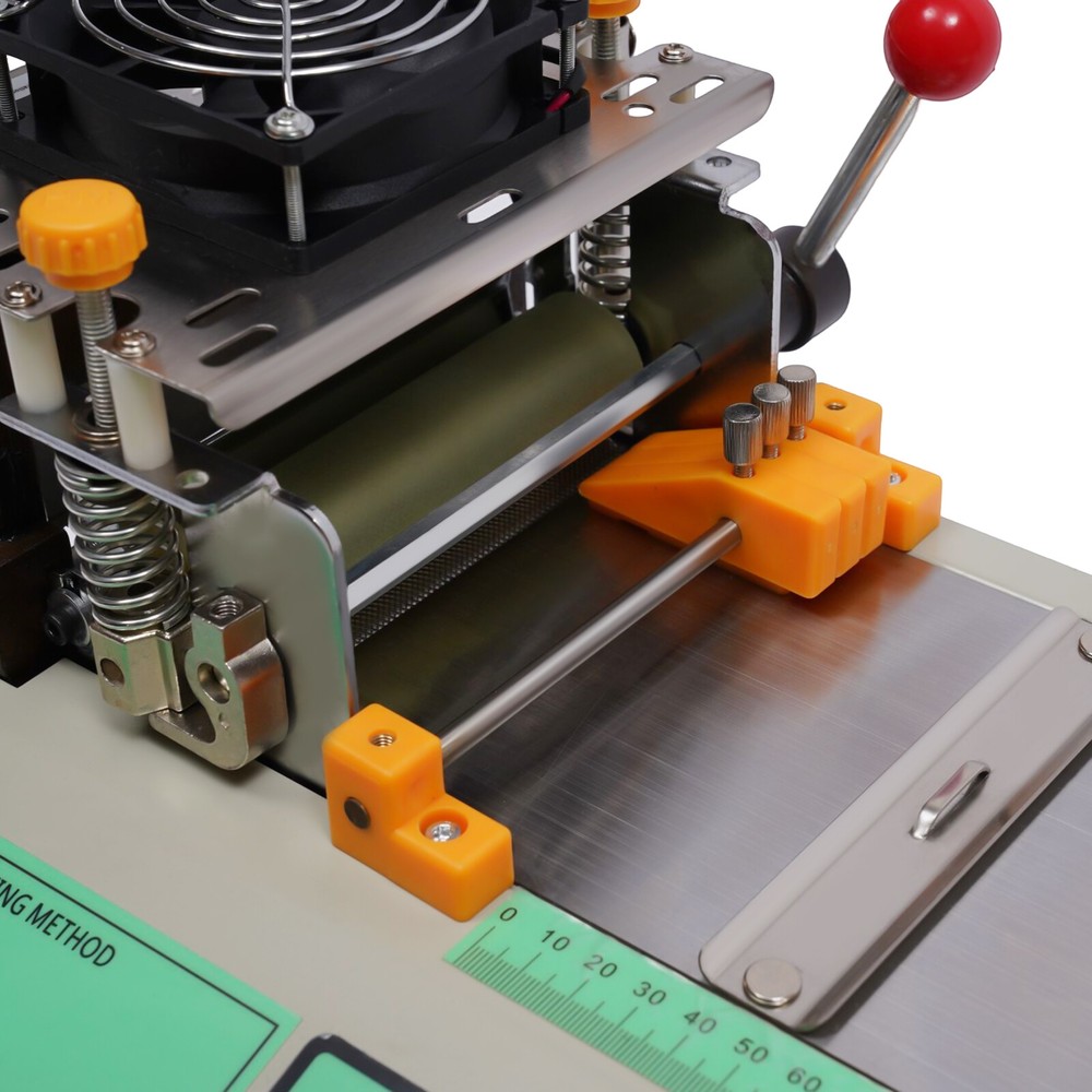 Automatic Webbing Cutting Machine Hot & Cold Tape Cutter for Elastic Band 280W