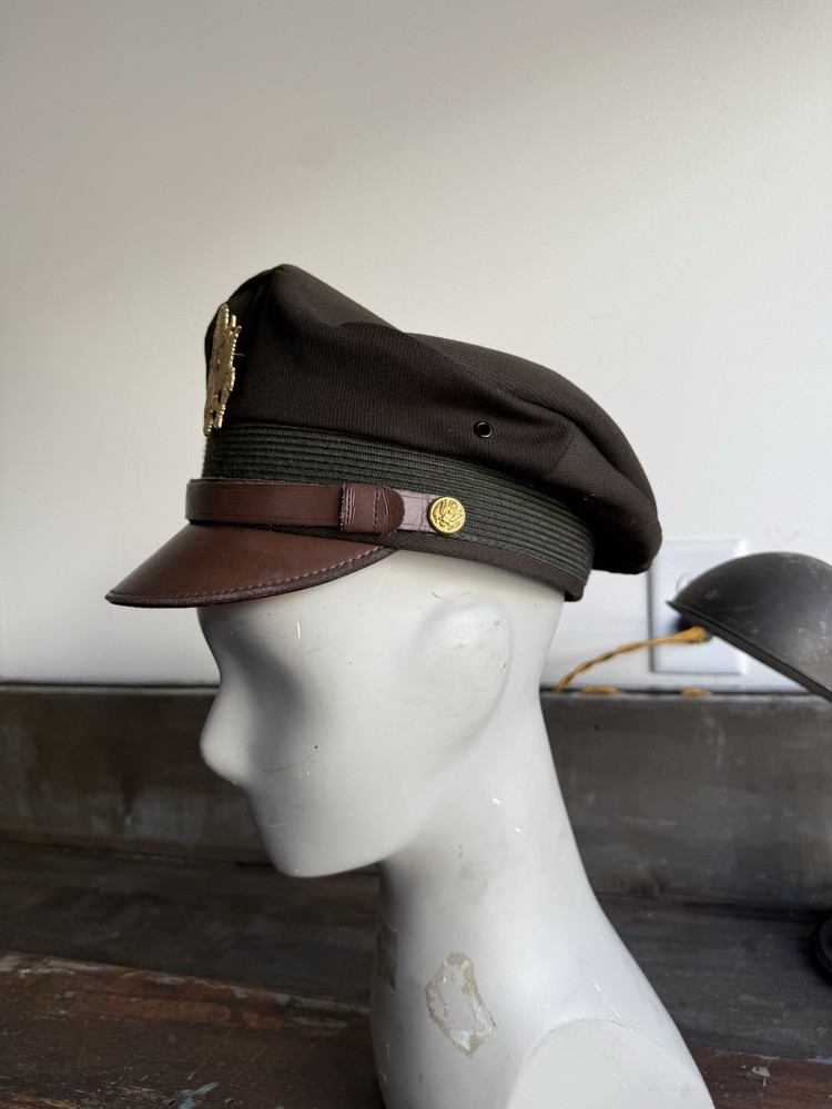 WWII Style Repro Crusher Cap Size 7 1/2 LARGE