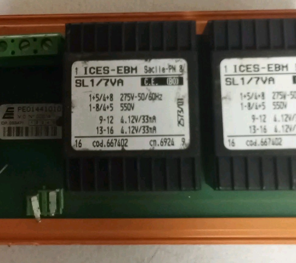 ICES-EBM SL1-7VA Control Board Assembly W/Transformers