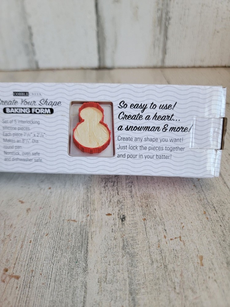 Cobble Creek create your own shape baking form kitchen set non stick