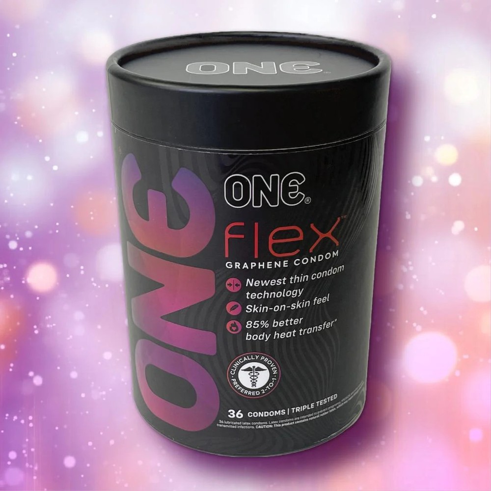 ONE Flex Graphene Ultra-Thin Condoms | 36-Pack