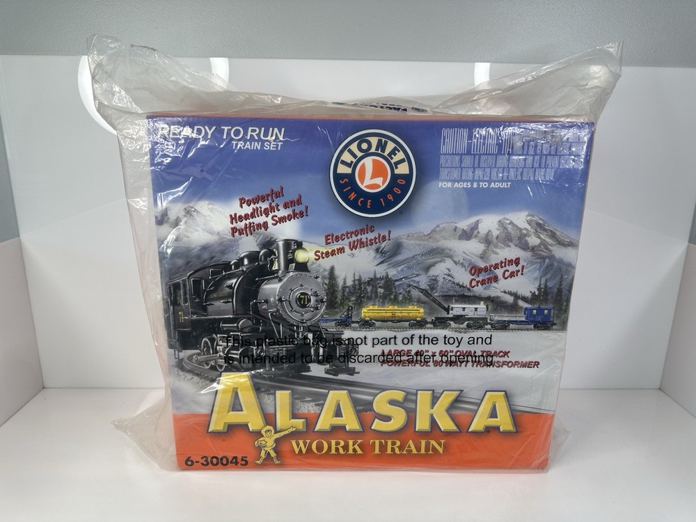 Lionel Trains 6-30045 Alaska Work Train Set HTF