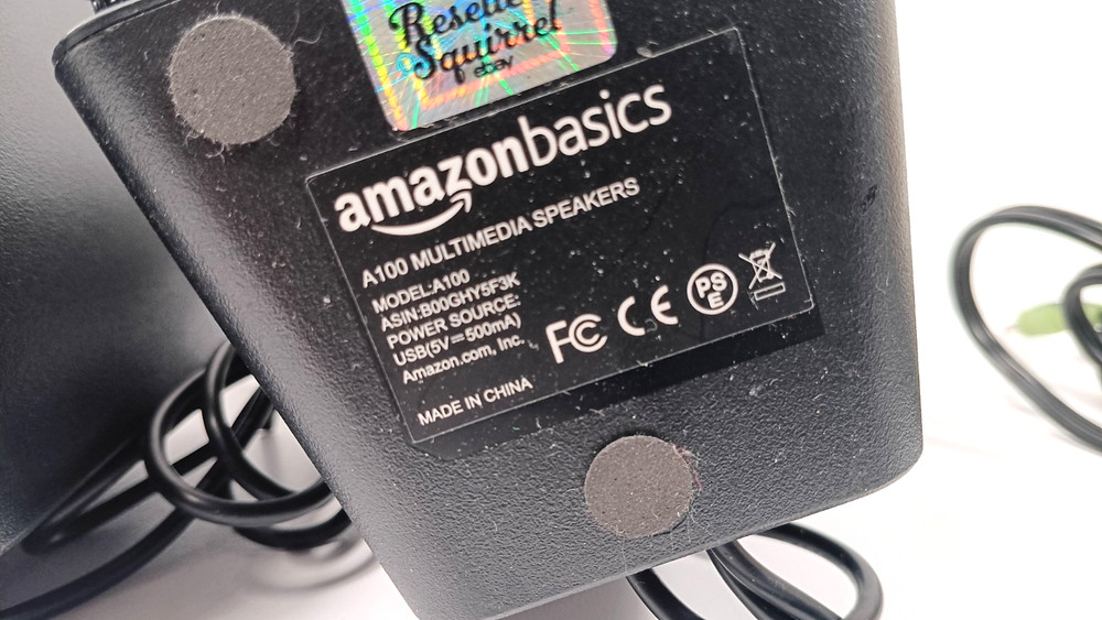 Amazon Basics A100 Multimedia Speakers Set Black
