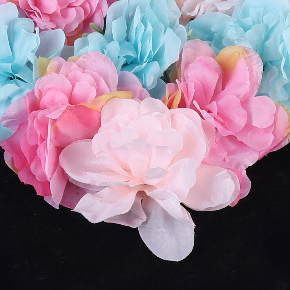 12Pcs Wedding Artificial Flower Wall Panel Hydrangea Rose Panel Party Decor NEW