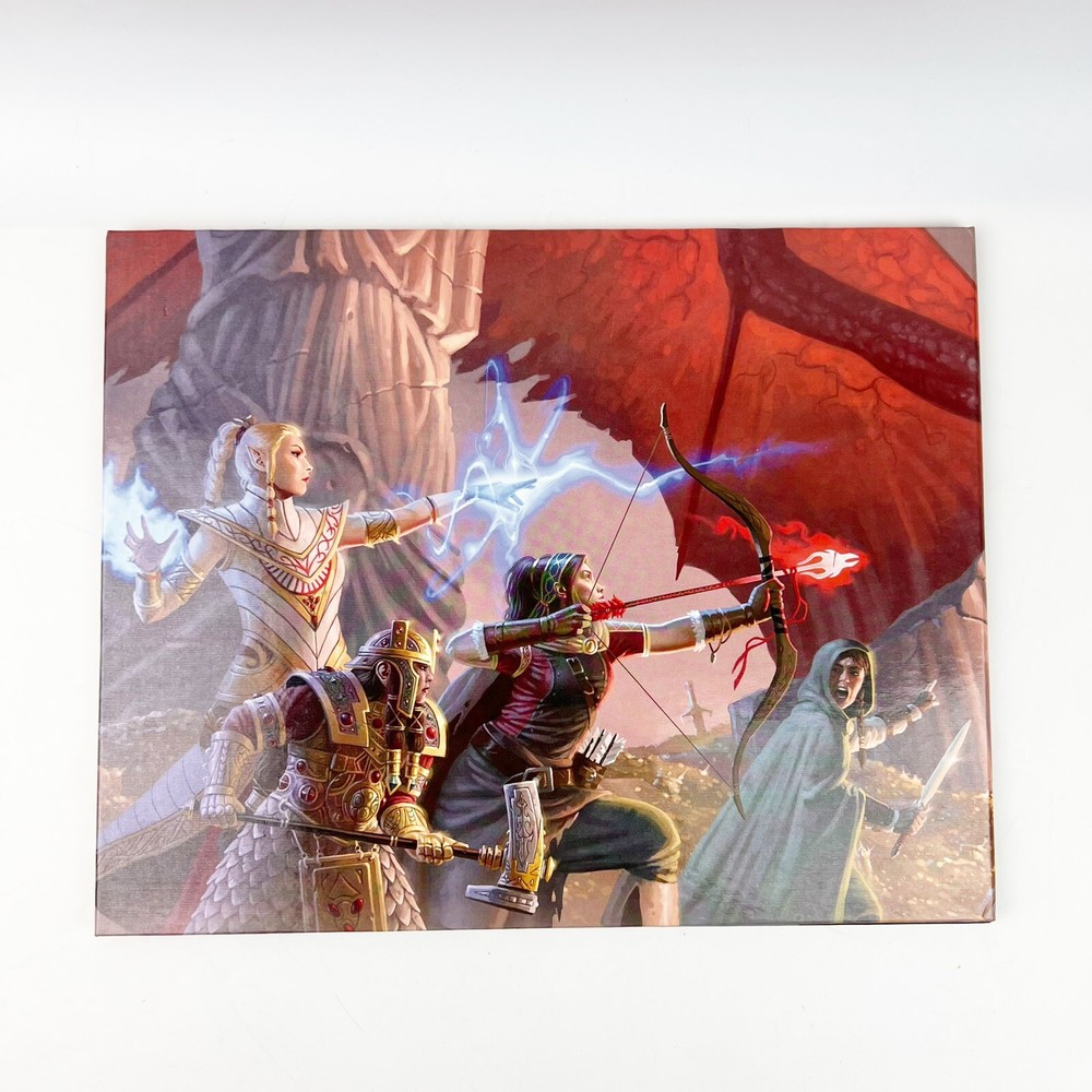 Dungeons and Dragons Dungeon Master's DM Screen Shield D&D 5th ed 2014 EUC Board