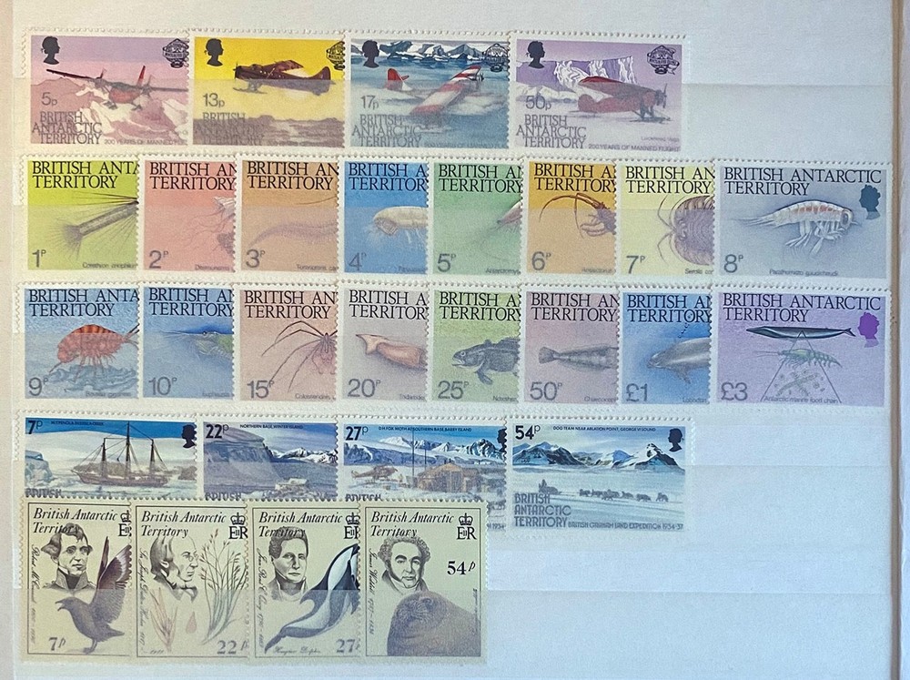 British Antarctic Territory. 1977-85 Mint Stamp collection