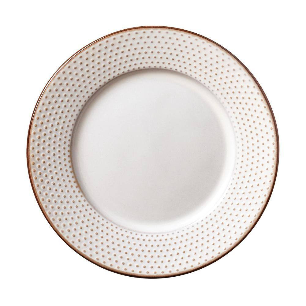 12-Piece Monroe Ivory Stoneware Dinnerware Set (Service for 4)