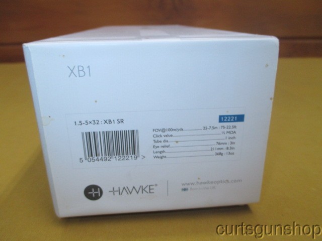 Hawke XB1 SR Vari-Speed 1.5-5 x 32mm Crossbow Scope