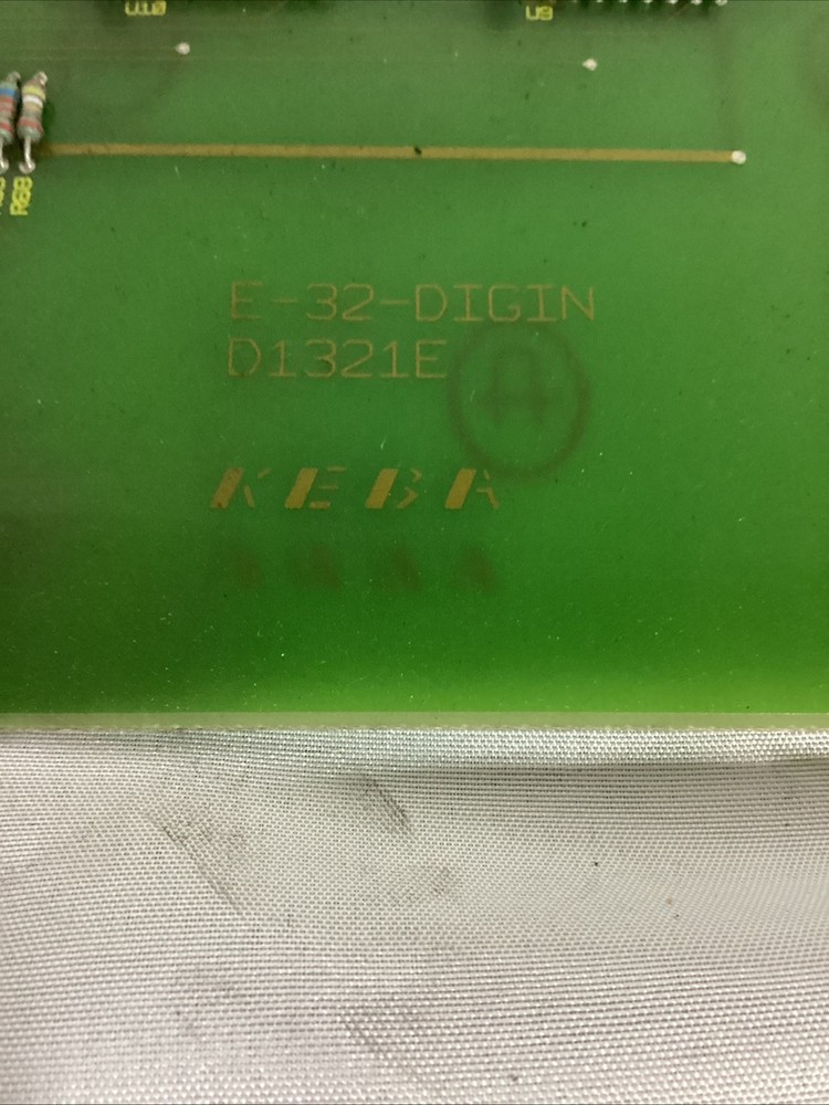 KEBA E-32-DIGIN D1321E Digital Input Control Board, Inp Card, Engel Press