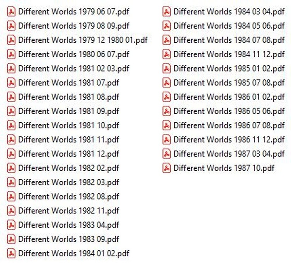 DIFFERENT WORLDS RPG MAGAZINE 30 Classic Issues On USB Flash Drive