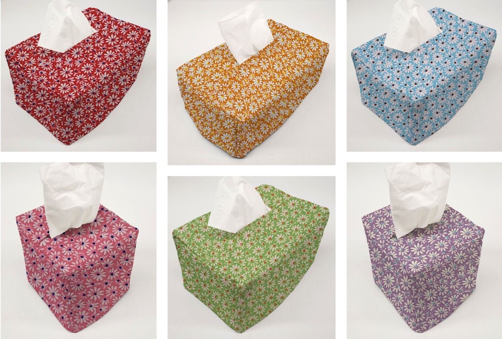 Crazy for Daisies Tissue Box Cover
