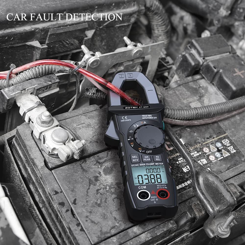 Clamp Multimeter DC T-RMS 6000 Counts Meter Tester Digital Voltmeter Diode Meter