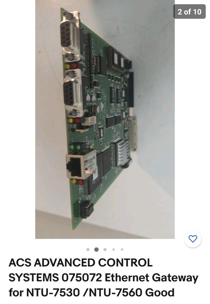 ACS ADVANCED CONTROL SYSTEMS NTU-7560 Processor ( 075054 + 075070 + 075072 )Good