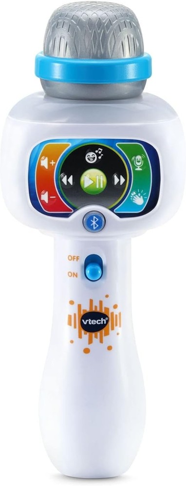 Interactive Kids Karaoke Microphone - Bluetooth, Lights & Voice Effects Included