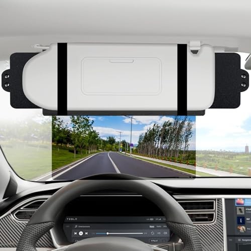 Sun Visor Extender for Car with 2 Side Sunshade, Polarized UV400 2 Side Panel