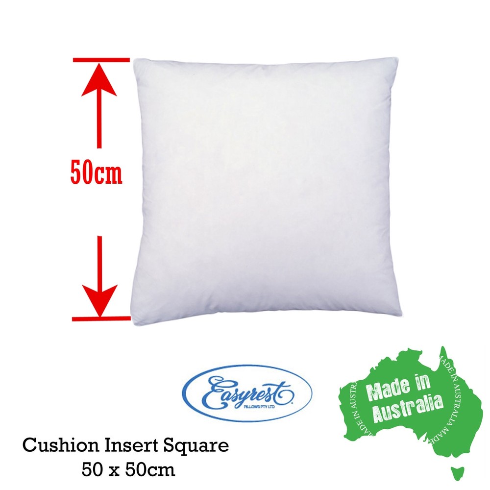 EASYREST Australian Made Cushion Inserts Premium Polyester Filled - 12 sizes