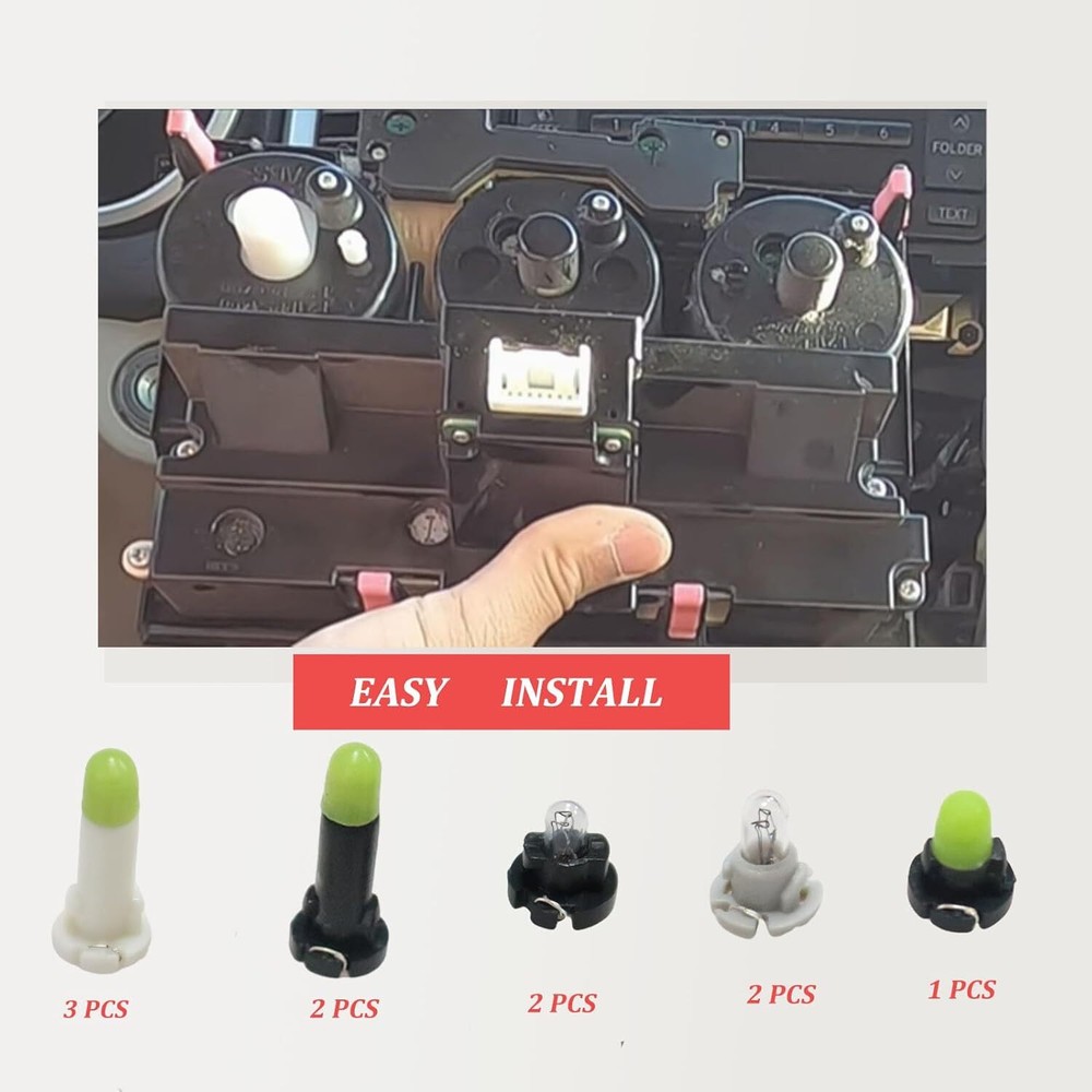 For TOYOTA 2003-2009 4RUNNER COOLER CONTROL CONSOLE Switch BULBS SET OF 10