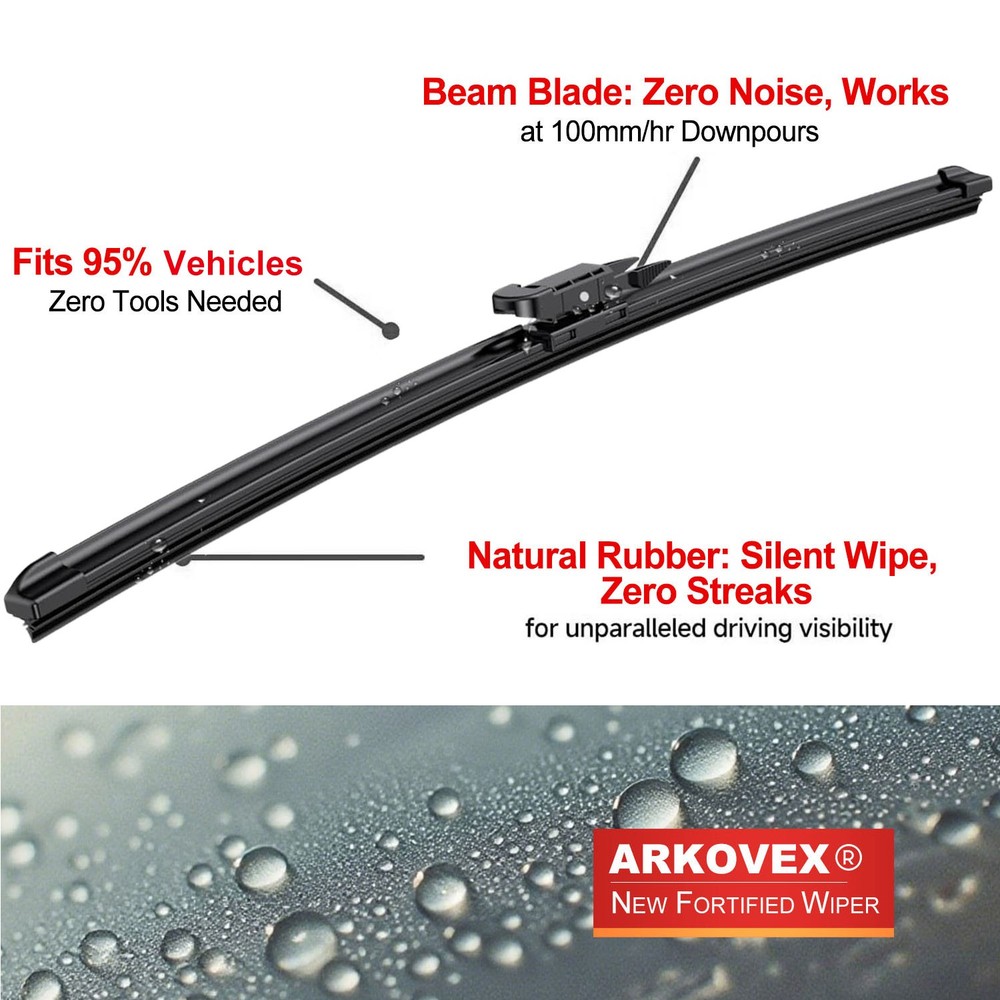 Front Windshield Wiper Blades Set For 2013-2022 Ford Escape 28"28"