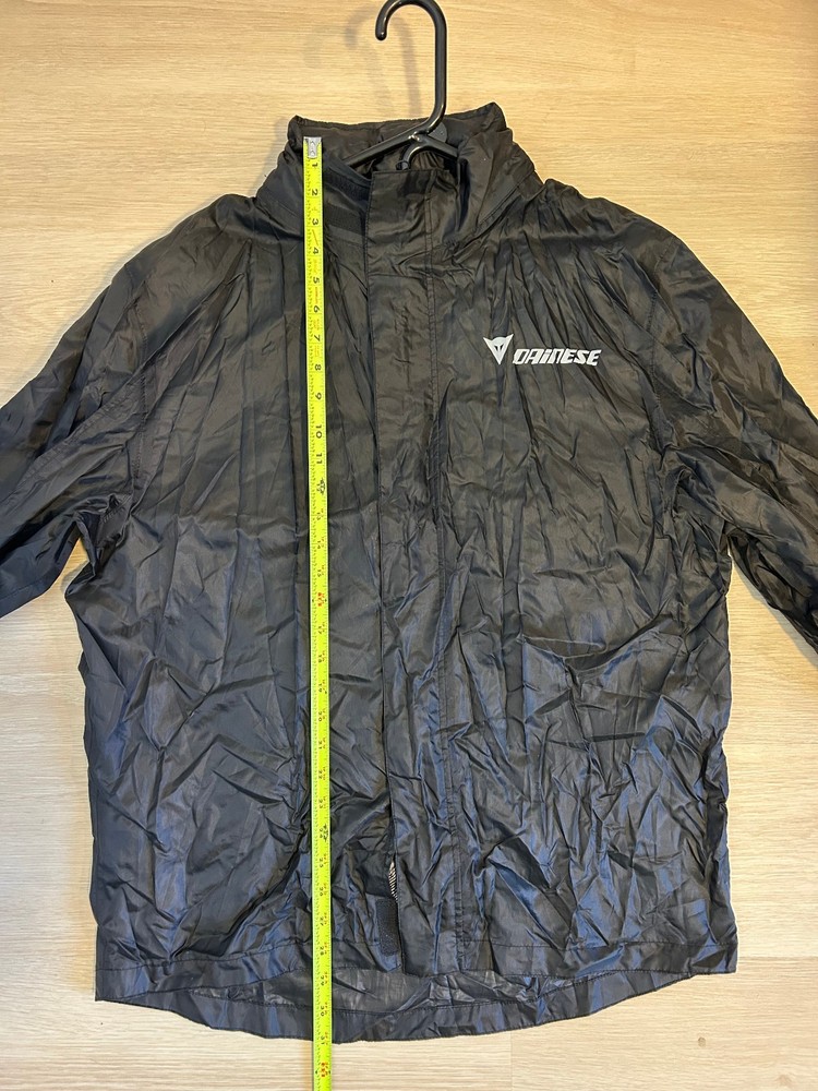 Dainese Packable Rain Shell Jacket Hooded Motorcycle Windbreaker Medium