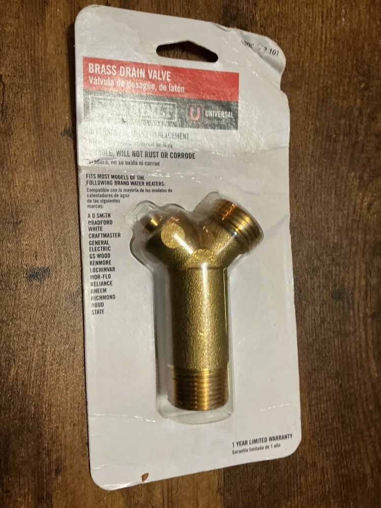 EVERBILT BRASS DRAIN VALVE     #1000 042 101